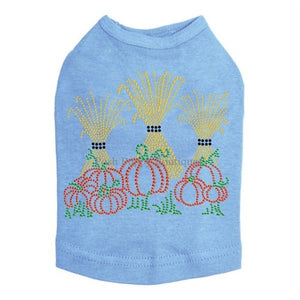 Hay Stacks Pumpkins Rhinestone Tanks - Many Colors - Posh Puppy Boutique