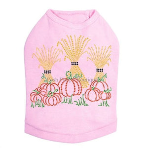 Hay Stacks Pumpkins Rhinestone Tanks - Many Colors - Posh Puppy Boutique