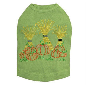 Hay Stacks Pumpkins Rhinestone Tanks - Many Colors - Posh Puppy Boutique