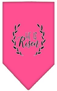 He Is Risen Screen Print Bandana in Many Colors - Posh Puppy Boutique