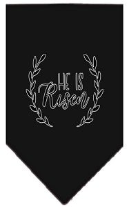 He Is Risen Screen Print Bandana in Many Colors - Posh Puppy Boutique