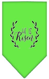 He Is Risen Screen Print Bandana in Many Colors - Posh Puppy Boutique