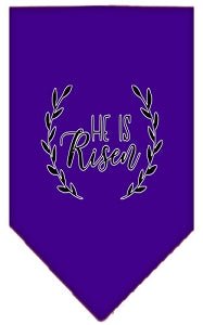 He Is Risen Screen Print Bandana in Many Colors - Posh Puppy Boutique