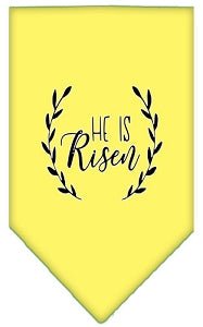 He Is Risen Screen Print Bandana in Many Colors - Posh Puppy Boutique