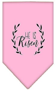 He Is Risen Screen Print Bandana in Many Colors - Posh Puppy Boutique