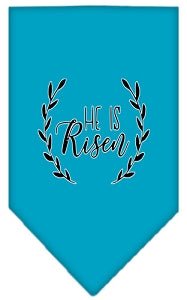 He Is Risen Screen Print Bandana in Many Colors - Posh Puppy Boutique