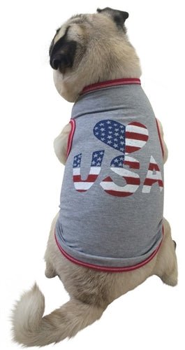 Heart USA Dog Tank - Posh Puppy Boutique