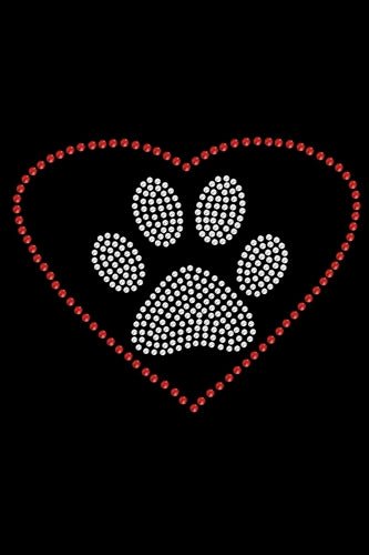 Heart with Paw Bandana- Many Colors