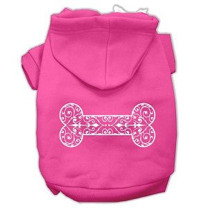 Henna Bone Screen Print Dog Hoodie - Posh Puppy Boutique