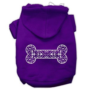 Henna Bone Screen Print Dog Hoodie - Posh Puppy Boutique