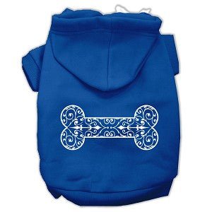 Henna Bone Screen Print Dog Hoodie - Posh Puppy Boutique