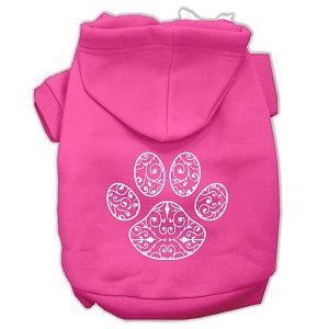 Henna Paw Screen Print Dog Hoodie - Posh Puppy Boutique