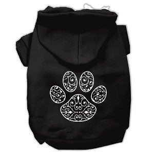 Henna Paw Screen Print Dog Hoodie - Posh Puppy Boutique