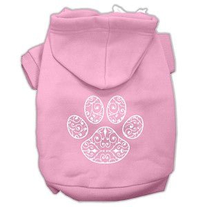 Henna Paw Screen Print Dog Hoodie - Posh Puppy Boutique