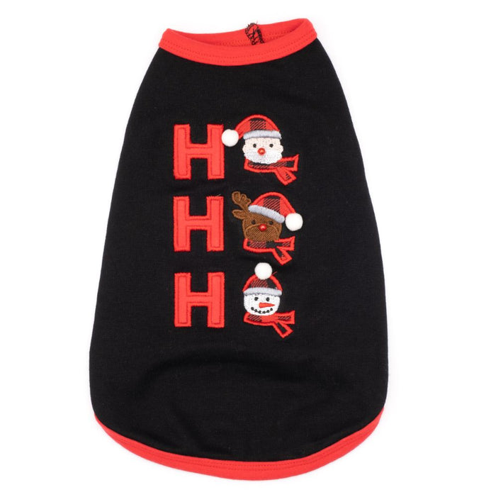 Ho Ho Ho Tee in Black