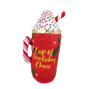 Howliday Cheer Mug Christmas Dog Toy - Posh Puppy Boutique