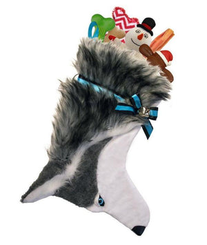 Husky Decorative Dog Christmas Stocking - Posh Puppy Boutique