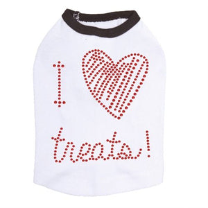 I Love Treats Tank - Many Colors - Posh Puppy Boutique