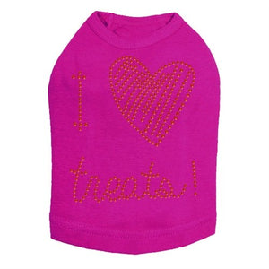 I Love Treats Tank - Many Colors - Posh Puppy Boutique