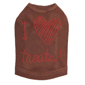 I Love Treats Tank - Many Colors - Posh Puppy Boutique