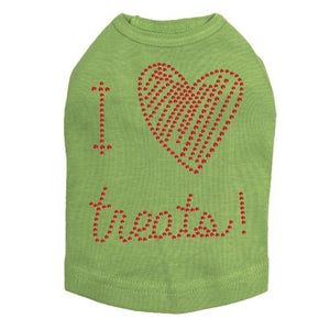 I Love Treats Tank - Many Colors - Posh Puppy Boutique