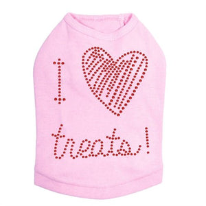 I Love Treats Tank - Many Colors - Posh Puppy Boutique