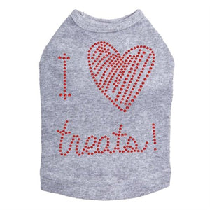 I Love Treats Tank - Many Colors - Posh Puppy Boutique