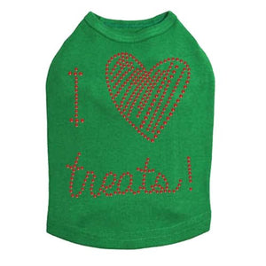 I Love Treats Tank - Many Colors - Posh Puppy Boutique