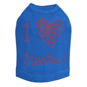 I Love Treats Tank - Many Colors - Posh Puppy Boutique