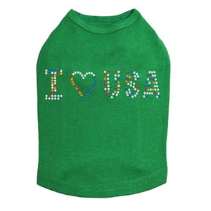 I Love USA Rhinestone Tank - Many Colors - Posh Puppy Boutique