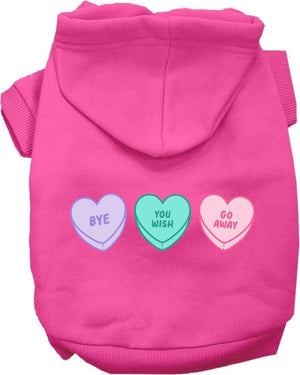 Anti Valentines Hearts Screen Print Hoodie in Many Colors