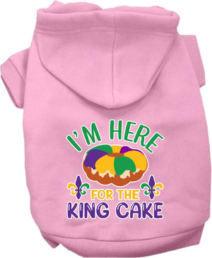 I'm Here For The King Cake Screen Print Hoodie in Many Colors - Posh Puppy Boutique