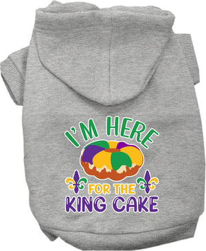 I'm Here For The King Cake Screen Print Hoodie in Many Colors - Posh Puppy Boutique