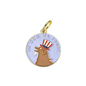 In Dog We Trust Pet ID Tag - Posh Puppy Boutique