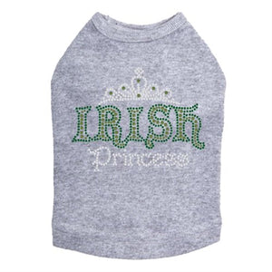 Irish Princess Rhinestone Dog Tank - Many Colors - Posh Puppy Boutique