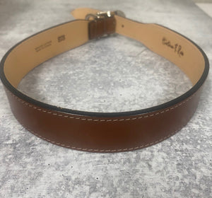 Italian Leather Collar in Brown - Posh Puppy Boutique