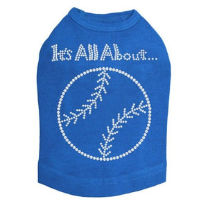 It's All About Baseball Rhinestone Tank - Many Colors - Posh Puppy Boutique