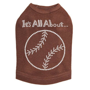 It's All About Baseball Rhinestone Tank - Many Colors - Posh Puppy Boutique