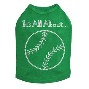 It's All About Baseball Rhinestone Tank - Many Colors - Posh Puppy Boutique