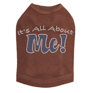 It's All About Me Rhinestone Dog Tank - Many Colors - Posh Puppy Boutique