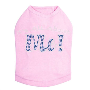 It's All About Me Rhinestone Dog Tank - Many Colors - Posh Puppy Boutique