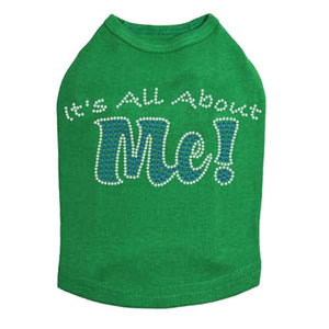 It's All About Me Rhinestone Dog Tank - Many Colors - Posh Puppy Boutique