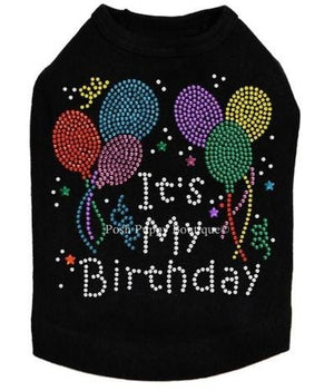 It's My Birthday Dog Tank - Many Colors - Posh Puppy Boutique