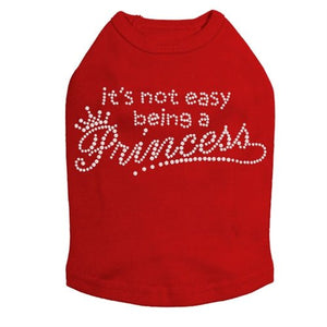 It's Not Easy Being A Princess Rhinestone Tank - Many Colors - Posh Puppy Boutique