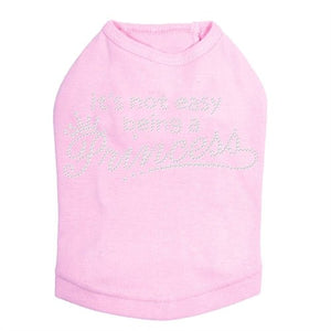 It's Not Easy Being A Princess Rhinestone Tank - Many Colors - Posh Puppy Boutique