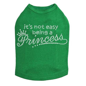 It's Not Easy Being A Princess Rhinestone Tank - Many Colors - Posh Puppy Boutique