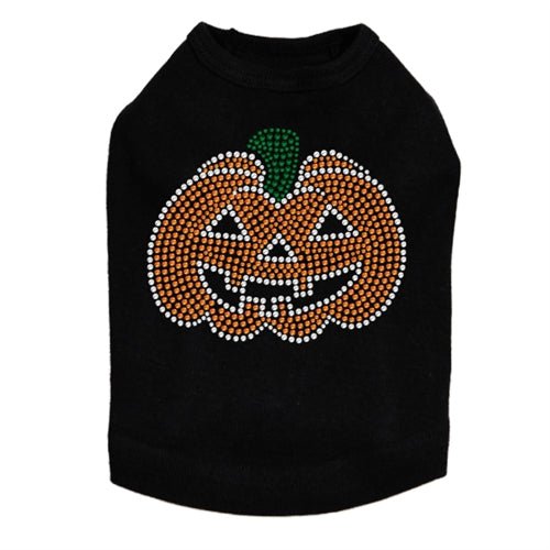 Jack O'Lantern Rhinestone Tank Top - Many Colors