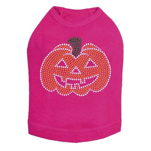 Jack O'Lantern Rhinestone Tank Top - Many Colors - Posh Puppy Boutique