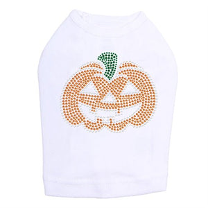 Jack O'Lantern Rhinestone Tank Top - Many Colors - Posh Puppy Boutique