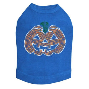 Jack O'Lantern Rhinestone Tank Top - Many Colors - Posh Puppy Boutique